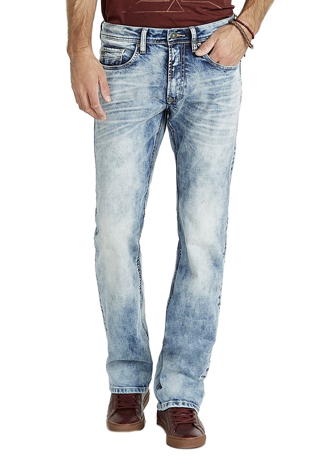 Buffalo David Bitton Men's Driven Straight Leg Jean Restored Indigo - CLEARANCE, FINAL SALE!