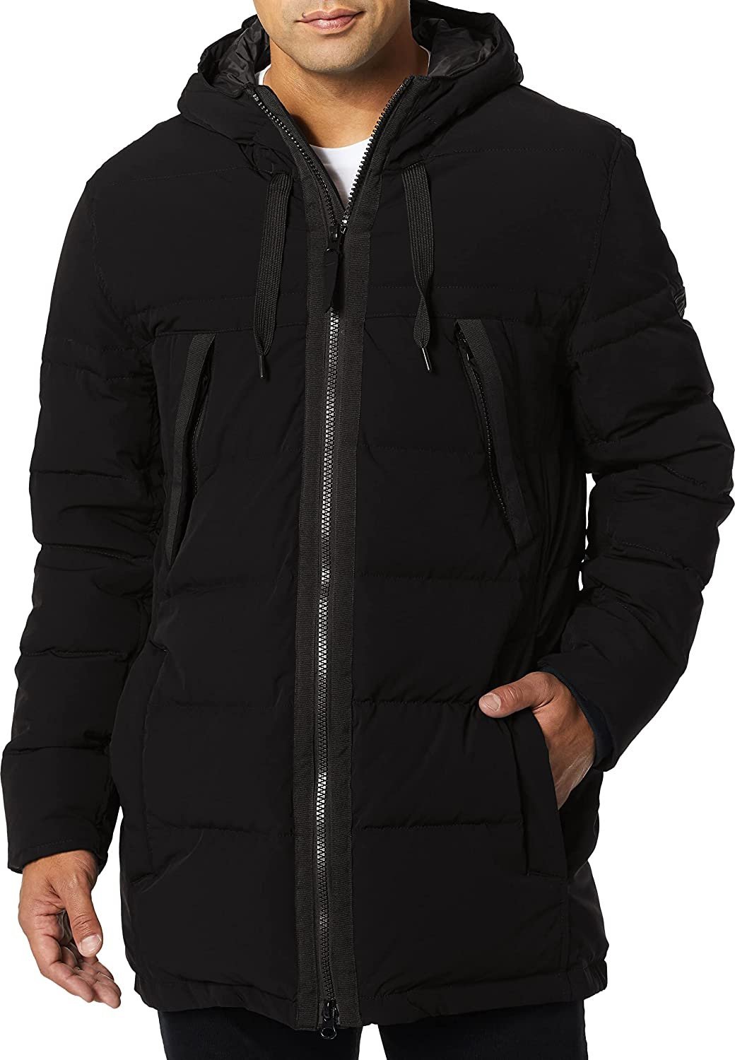 Marc New York ブラックコート Buy Marc New York by Andrew Marc Women's Karen Long Down Coat