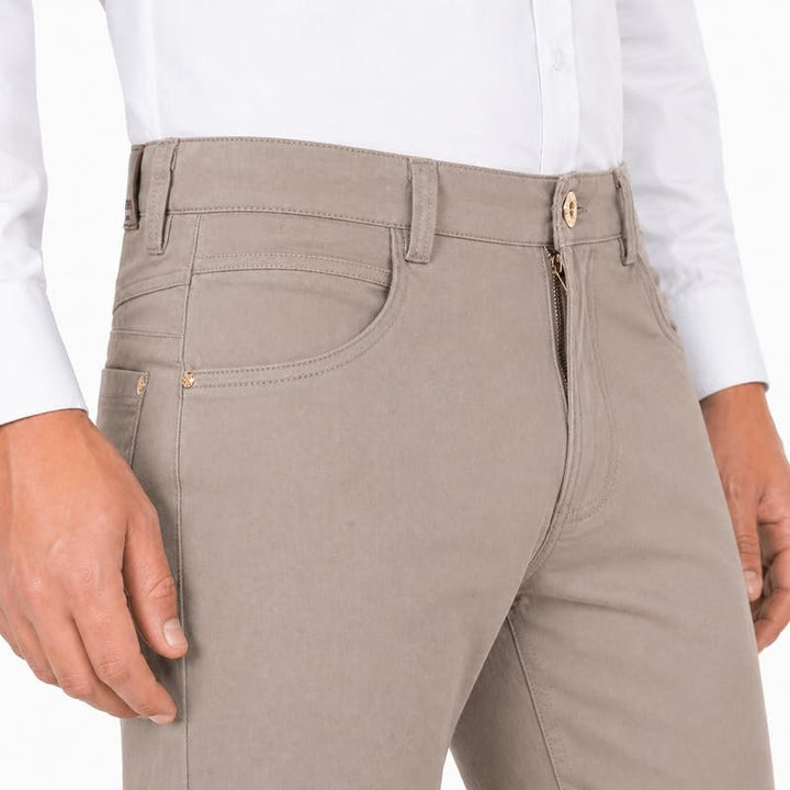 Men's Modern Fit Lightweight 100% Cotton Dress Pants