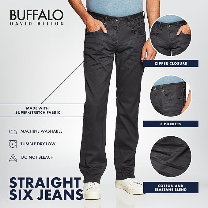 Buffalo by David Bitton Men's Slim Straight Jean 28x32. CLEARANCE, FINAL SALE!