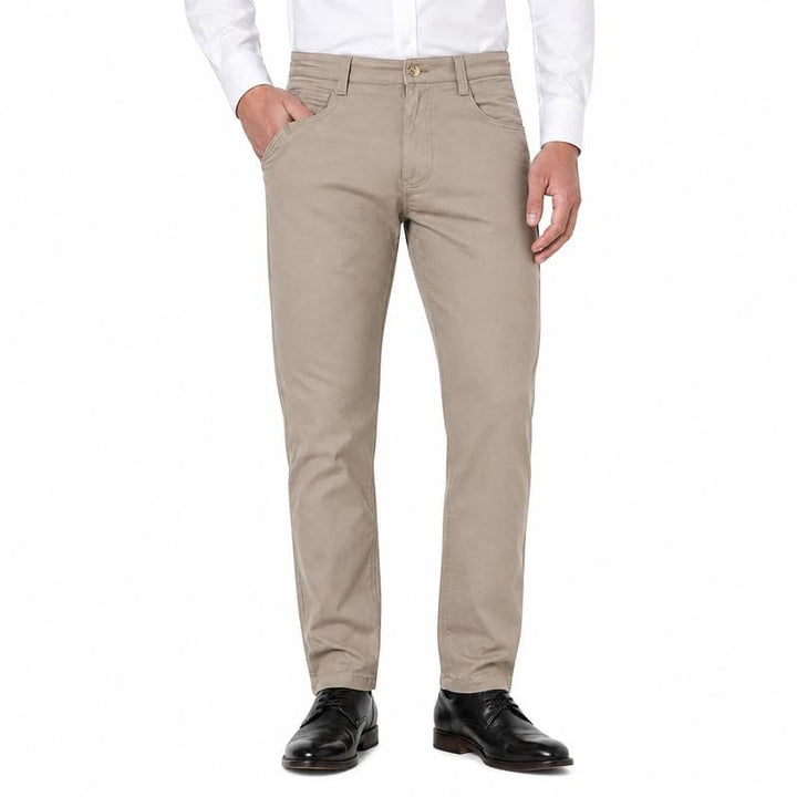 Men's Modern Fit Lightweight 100% Cotton Dress Pants