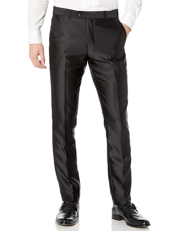 Adam Baker Mens 3-Piece Slim Fit Peak Lapel Formal Tuxedo Suit Set - Colors