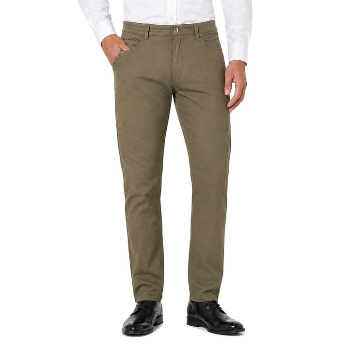 Men's Modern Fit Lightweight 100% Cotton Dress Pants