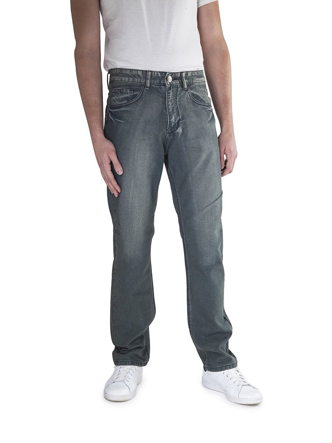 400 UOMO Men's Slim-Straight Fit Denim Jeans - Available in Many Colors