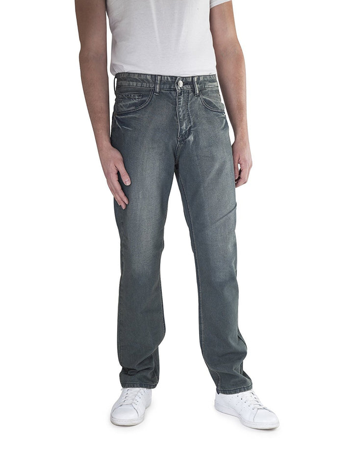 400 UOMO Men's Slim-Straight Fit Denim Jeans - Available in Many Colors