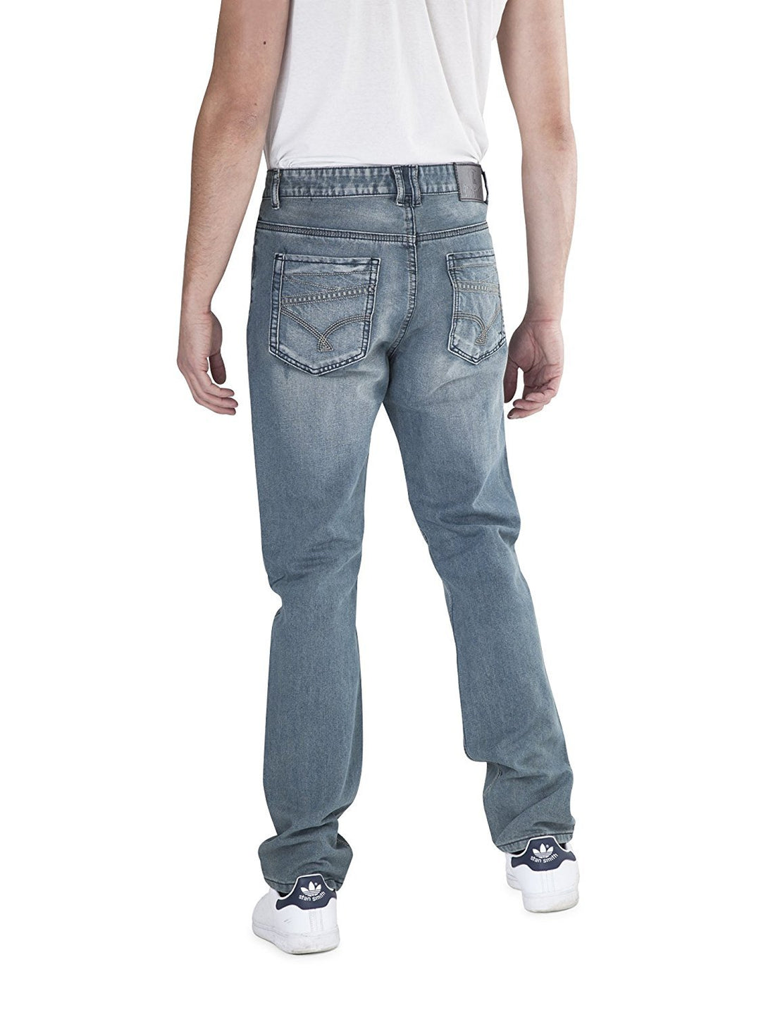 400 UOMO Men's Slim-Straight Fit Denim Jeans - Available in Many Colors