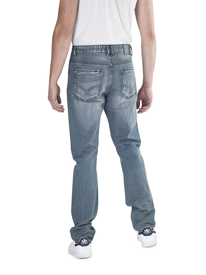 400 UOMO Men's Slim-Straight Fit Denim Jeans - Available in Many Colors