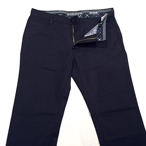 Enzo Men's Modern Fit Jean Style Luxury Cotton Stretch Dress Pants - Colors
