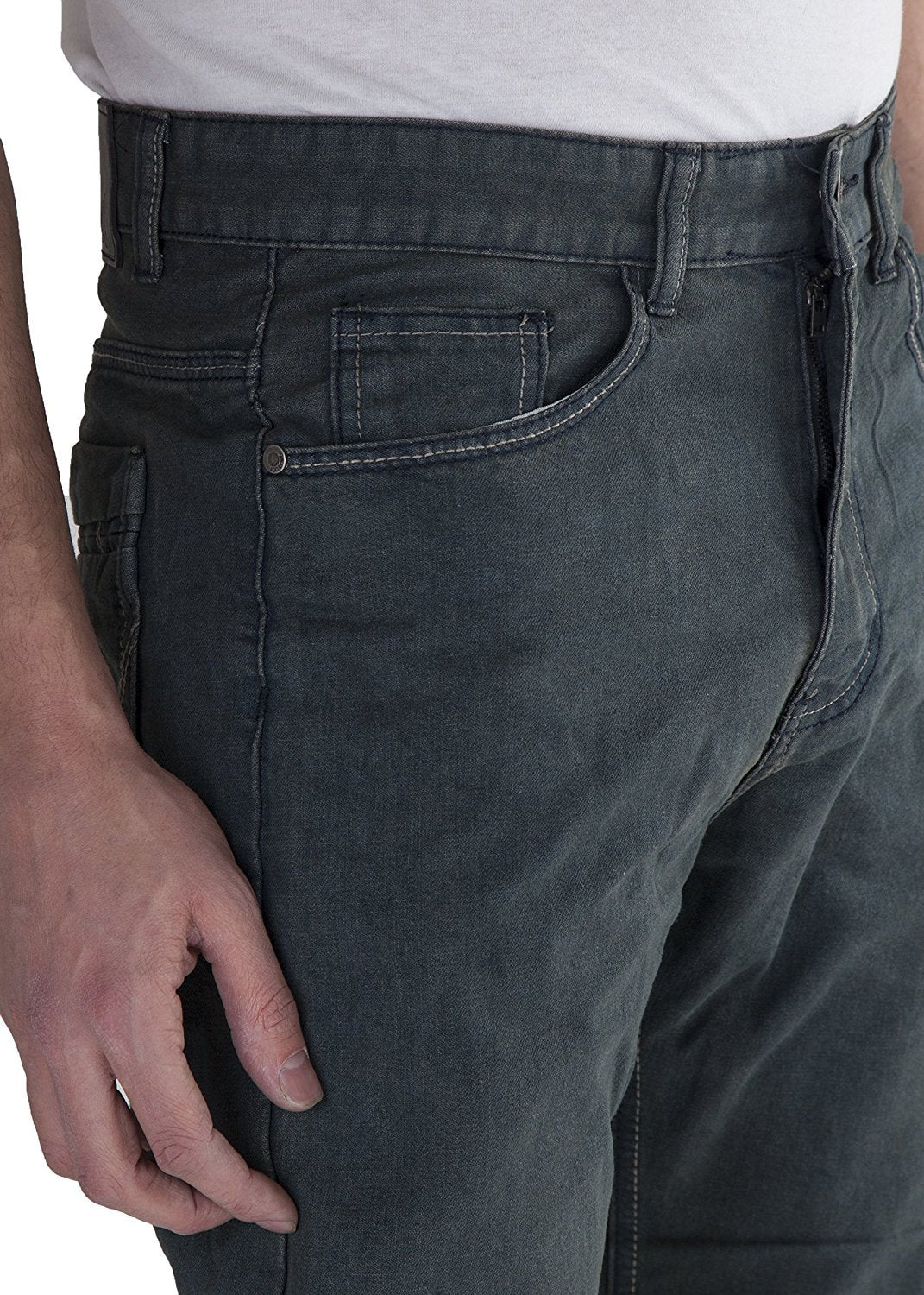 400 UOMO Men's Slim-Straight Fit Denim Jeans - Available in Many Colors