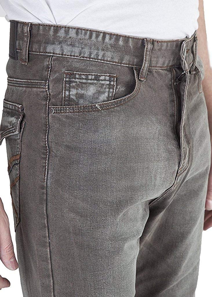 400 UOMO Men's Slim-Straight Fit Denim Jeans - Available in Many Colors