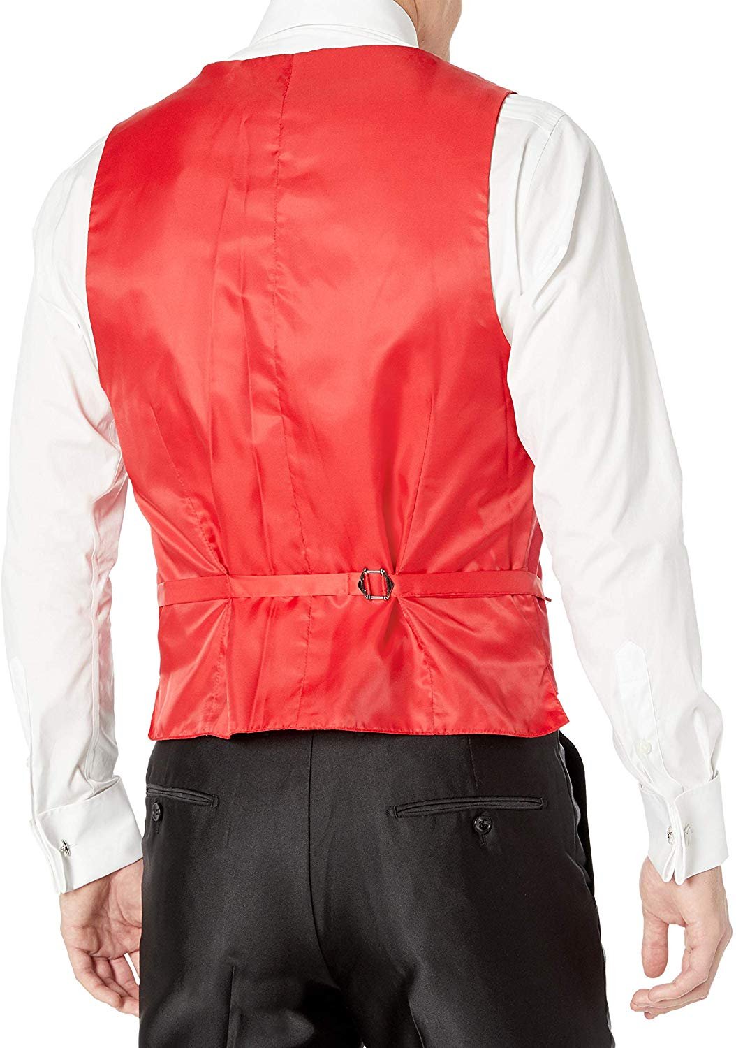 Adam Baker Mens 3-Piece Slim Fit Peak Lapel Formal Tuxedo Suit Set - Colors