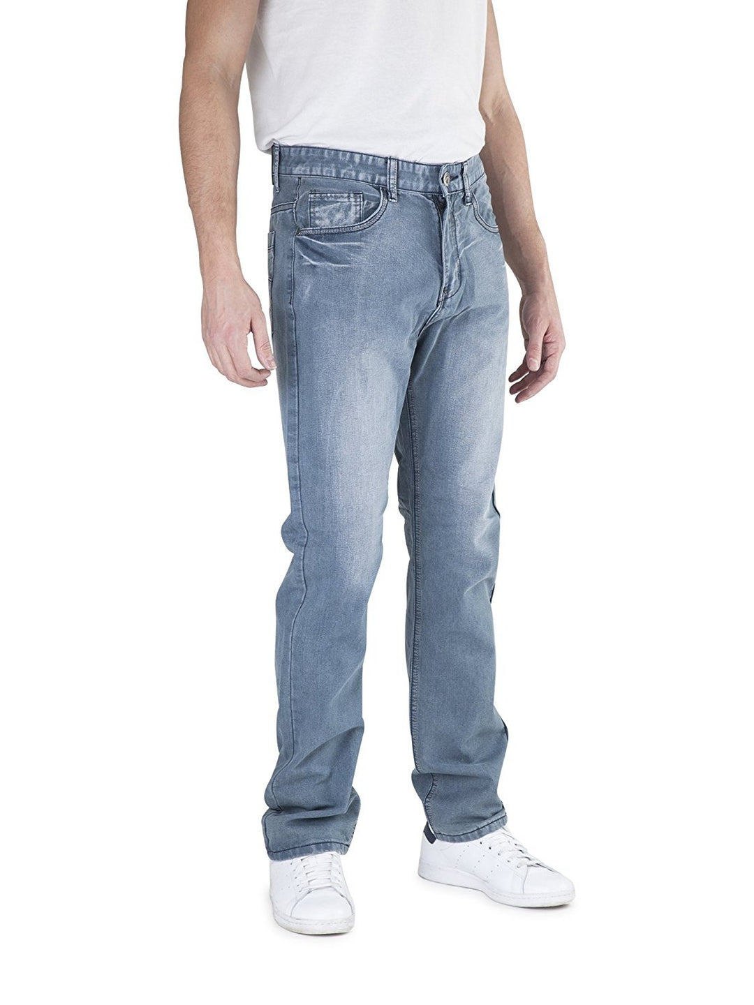 400 UOMO Men's Slim-Straight Fit Denim Jeans - Available in Many Colors