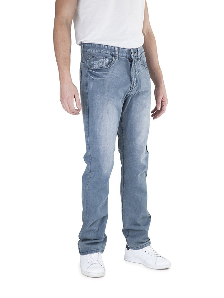 400 UOMO Men's Slim-Straight Fit Denim Jeans - Available in Many Colors
