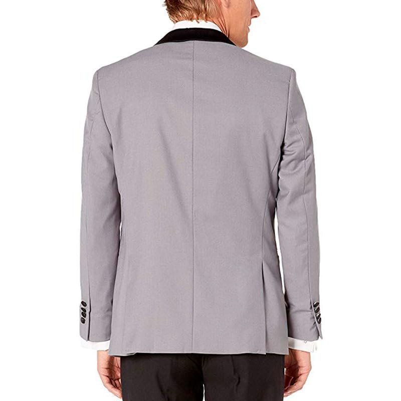 Adam Baker Men's Slim Fit Shawl Collar Tuxedo Jacket for Wedding, Business, Prom & Formal Wear (Separates)