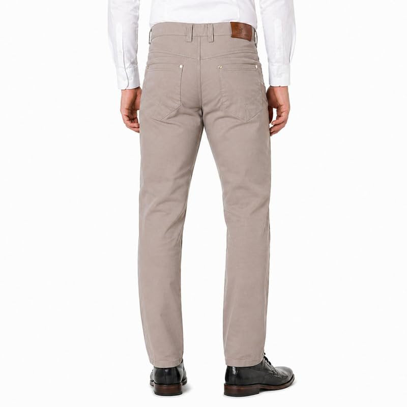 Men's Modern Fit Lightweight 100% Cotton Dress Pants