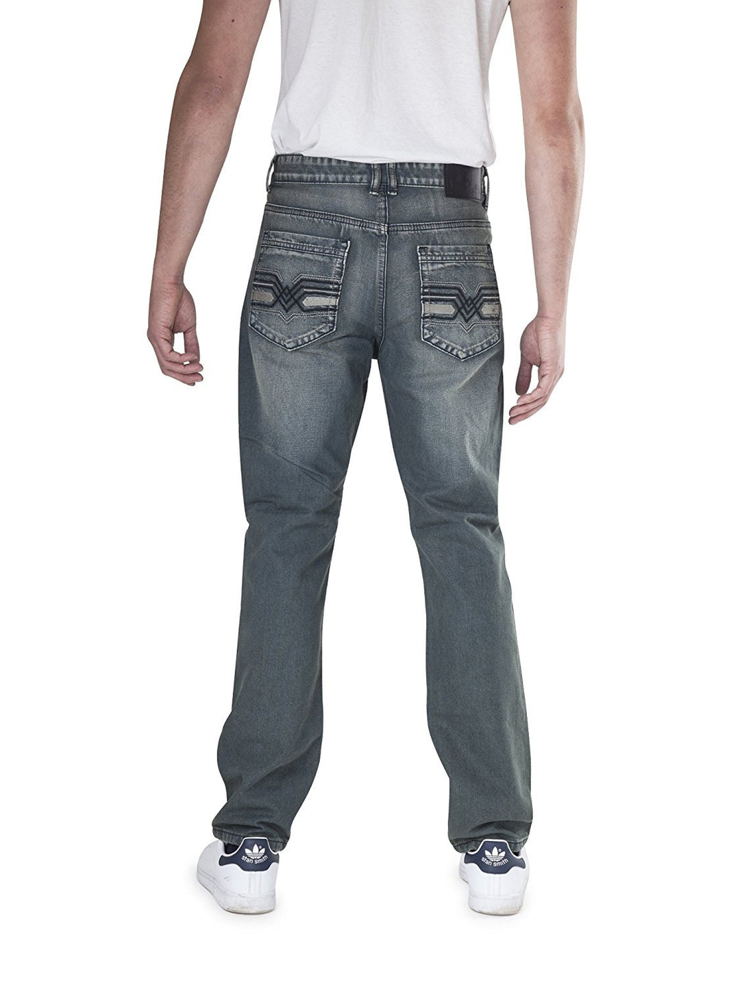 400 UOMO Men's Slim-Straight Fit Denim Jeans - Available in Many Colors