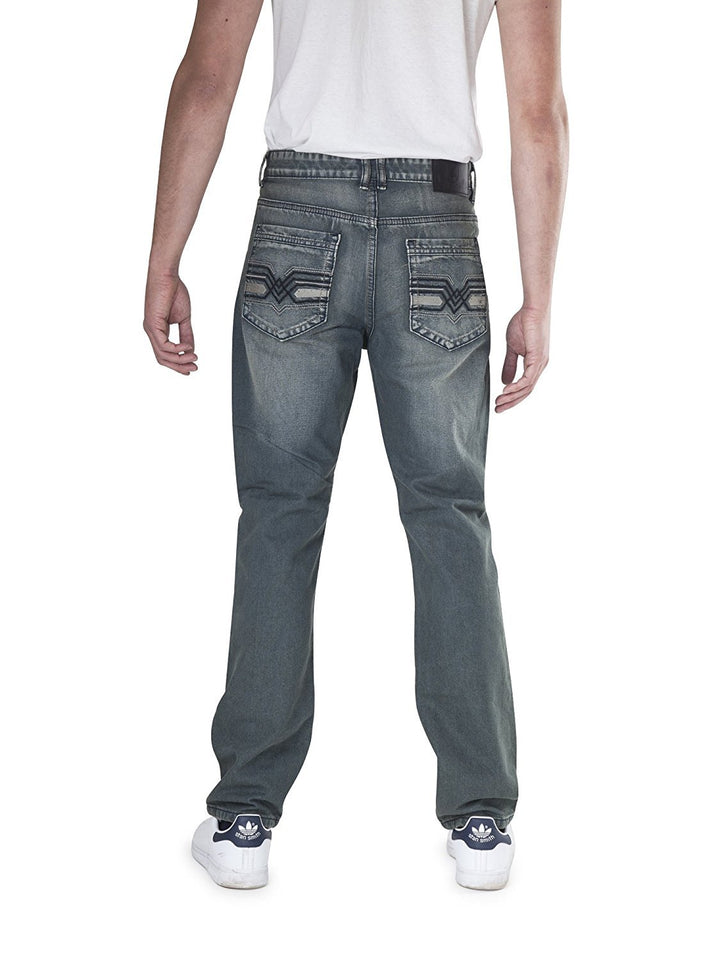 400 UOMO Men's Slim-Straight Fit Denim Jeans - Available in Many Colors