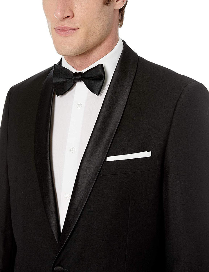 Adam Baker Men's Shawl Collar Slim Fit Two-Piece Formal Tuxedo