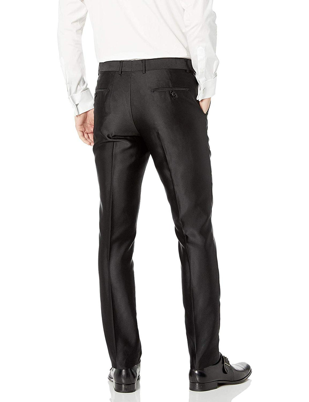 Adam Baker Mens 3-Piece Slim Fit Peak Lapel Formal Tuxedo Suit Set - Colors