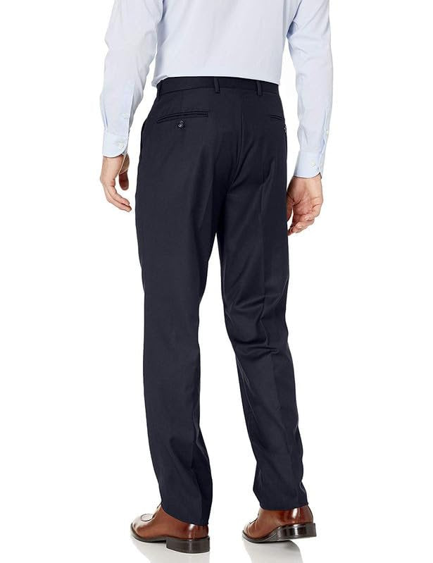 Adam Baker Men's Classic Fit & Slim Fit Unhemmed Suit Separate Dress Pants