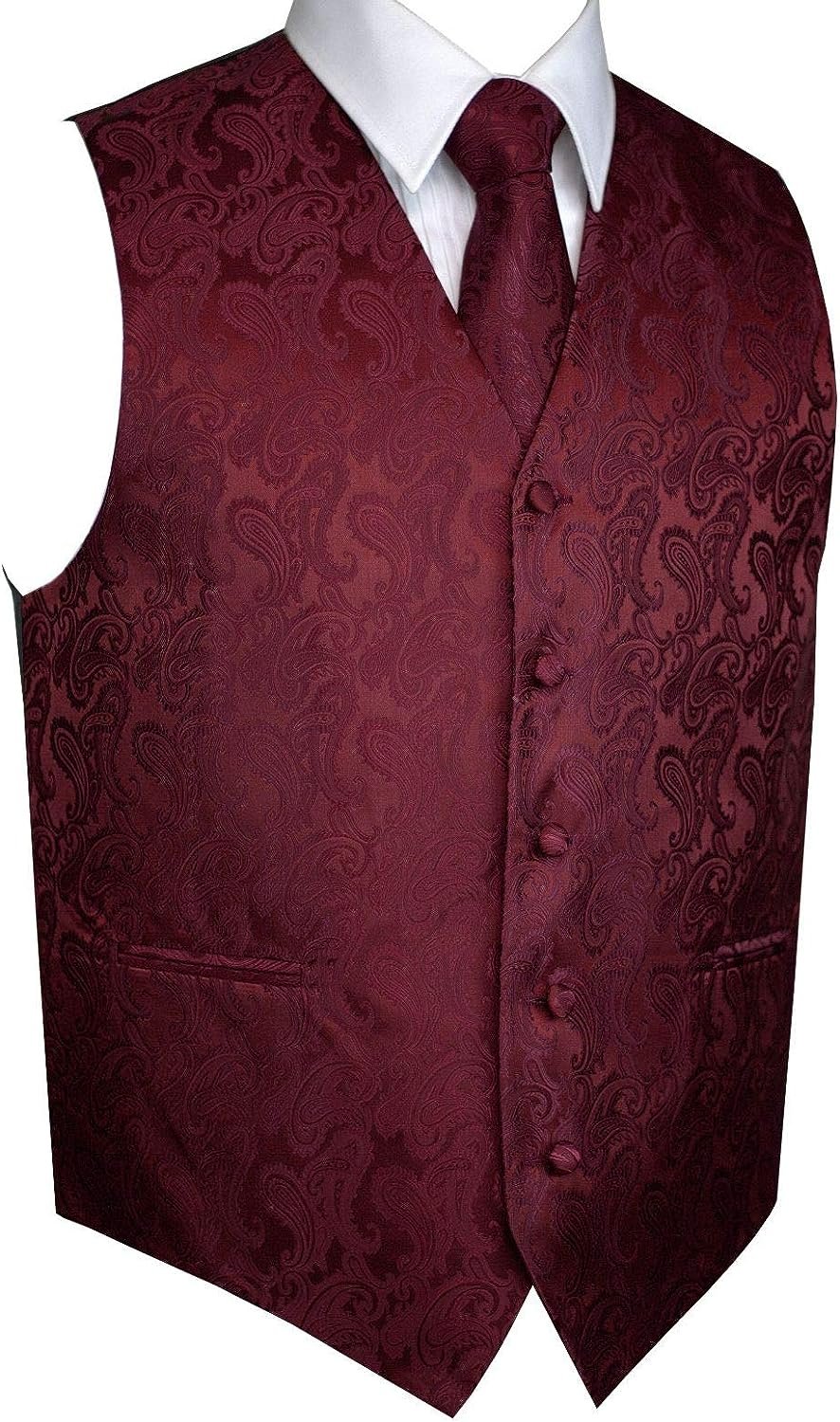 Brand Q Men's Tuxedo Vest, Tie & Pocket Square. CLEARANCE, FINAL SALE!