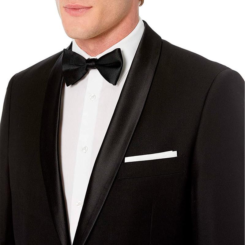 Adam Baker Men's Slim Fit Shawl Collar Tuxedo Jacket for Wedding, Business, Prom & Formal Wear (Separates)