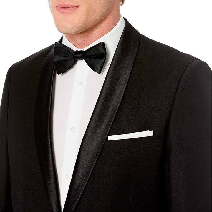 Adam Baker Men's Slim Fit Shawl Collar Tuxedo Jacket for Wedding, Business, Prom & Formal Wear (Separates)