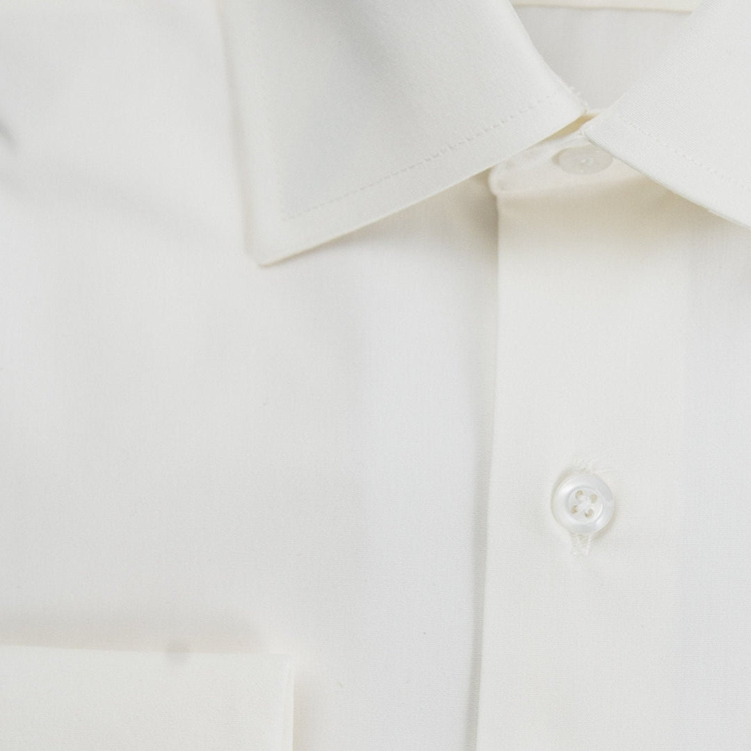 Modena Men's Contemporary (Slim) Fit Spread Collar French Cuff Solid Dress Shirt – Colors