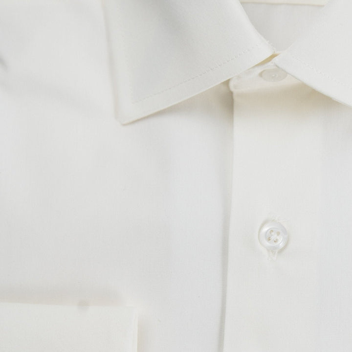 Modena Men's Contemporary (Slim) Fit Spread Collar French Cuff Solid Dress Shirt – Colors