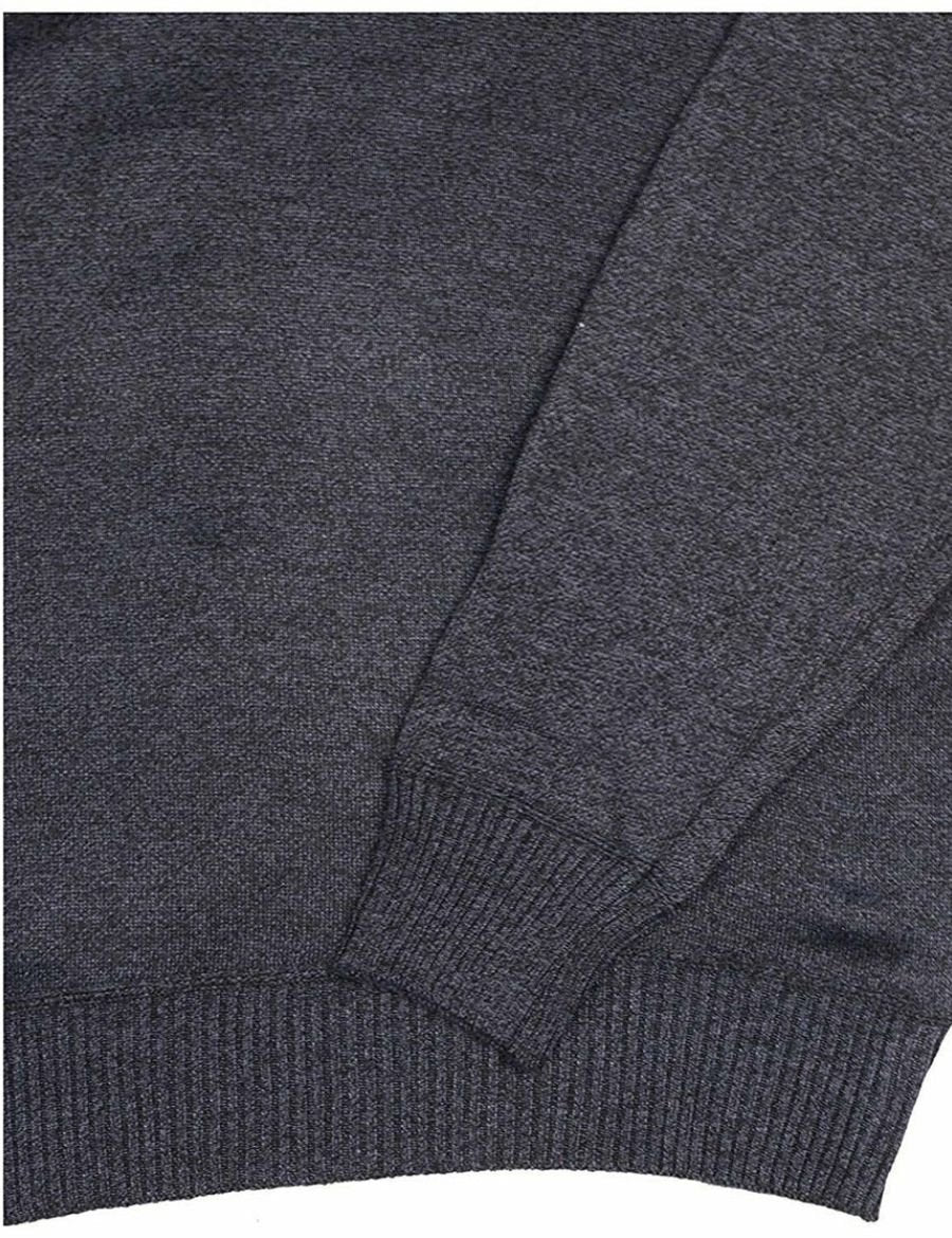 True Rock Men's 1/4 Zip Solid Knit Sweater - CLEARANCE - FINAL SALE