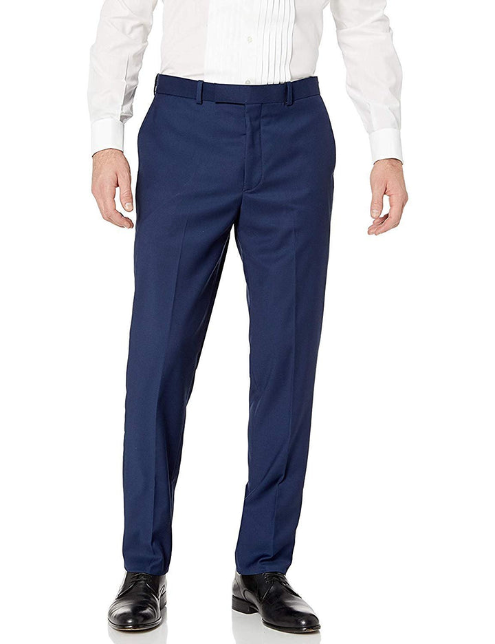 Adam Baker Men's Slim Fit One Button Satin Shawl Collar 2-Piece Tuxedo Suit - Available in Colors