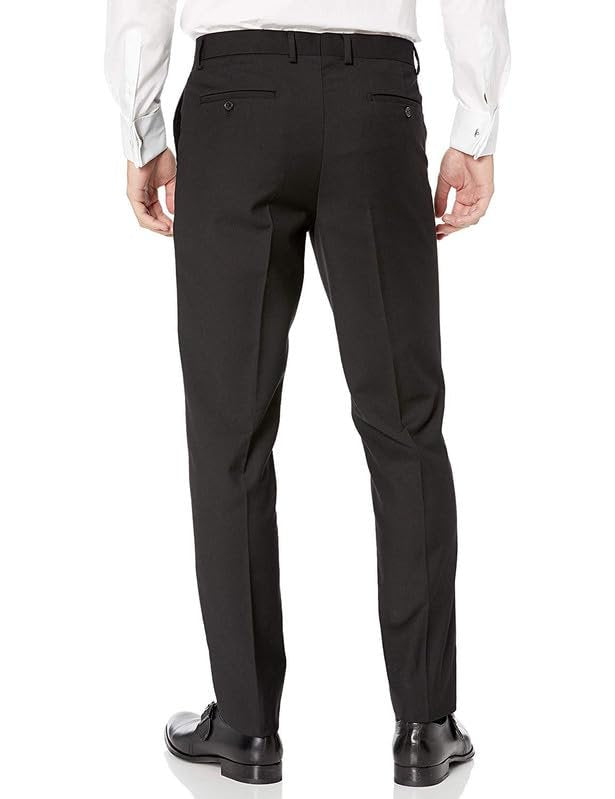 Adam Baker Men's Classic Fit & Slim Fit Unhemmed Suit Separate Dress Pants