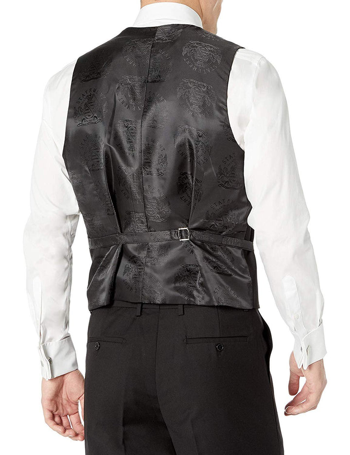 Adam Baker Men's 100% Wool Modern Fit Single Breasted Three Piece Shawl Collar Tuxedo - Colors