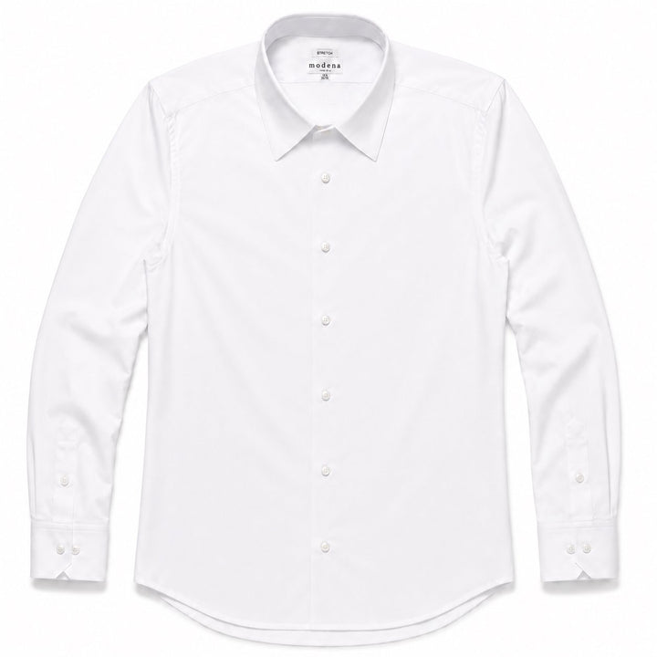 Modena Men's Extra Slim Fit Wrinkle Resistant Stretch Dress Shirt