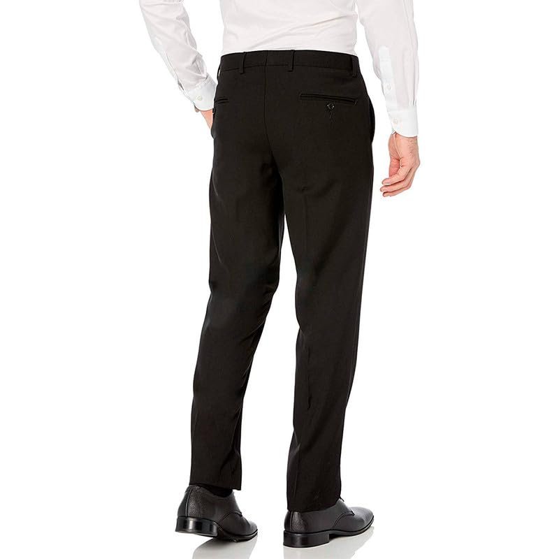 Adam Baker Men's Slim Fit Dress/Tuxedo Pants for Wedding, Business, Prom & Formal Wear (Separates)