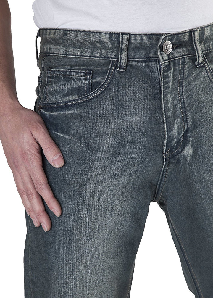 400 UOMO Men's Slim-Straight Fit Denim Jeans - Available in Many Colors