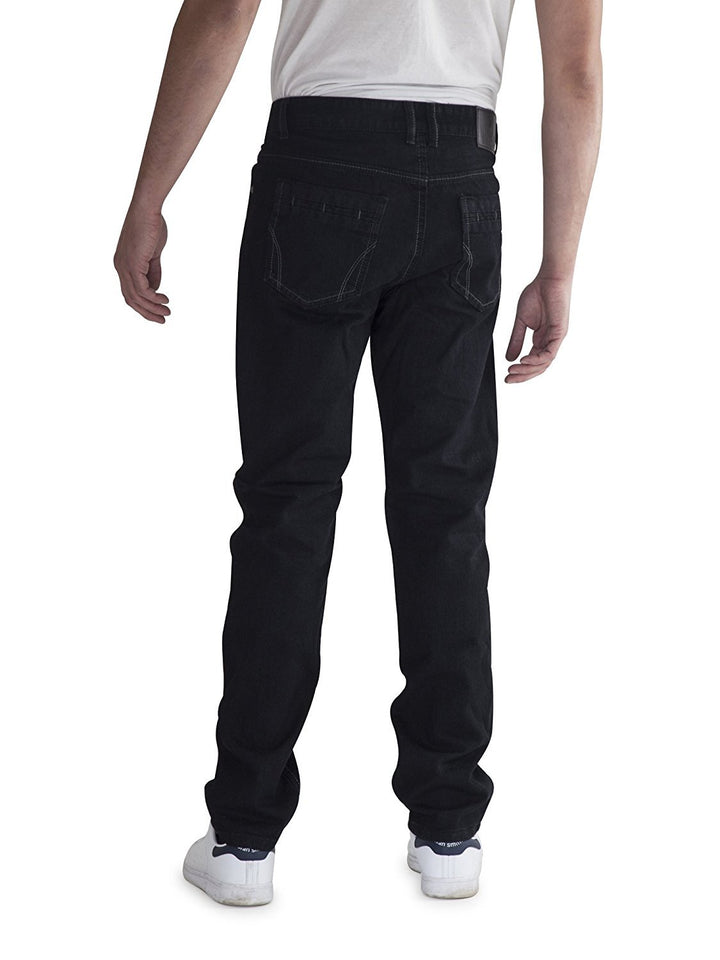 400 UOMO Men's Slim-Straight Fit Denim Jeans - Available in Many Colors