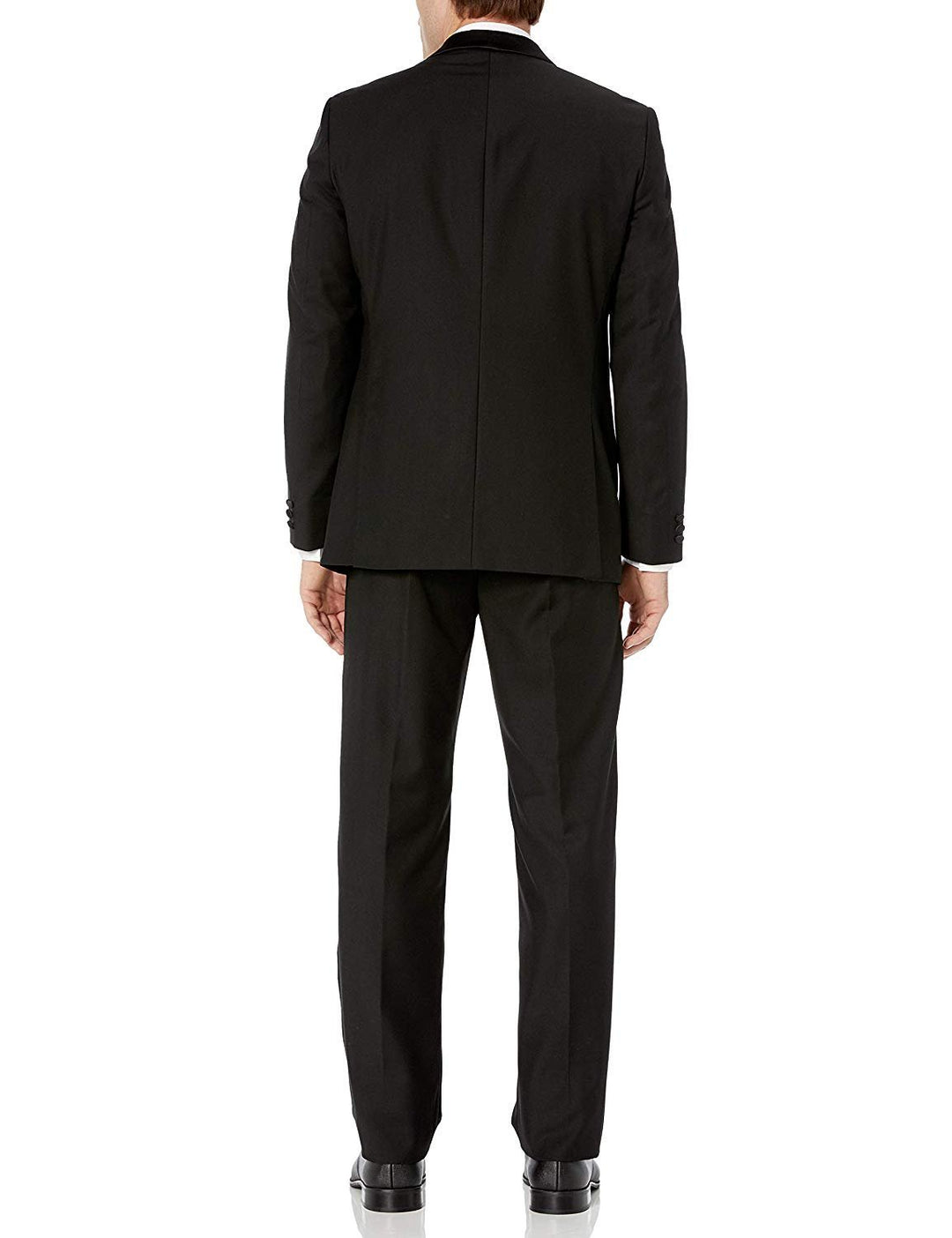 Adam Baker Men's Shawl Collar Slim Fit Two-Piece Formal Tuxedo