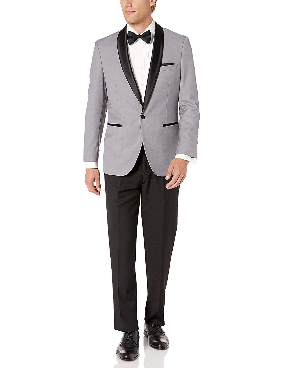 Adam Baker Men's Shawl Collar Slim Fit Two-Piece Formal Tuxedo