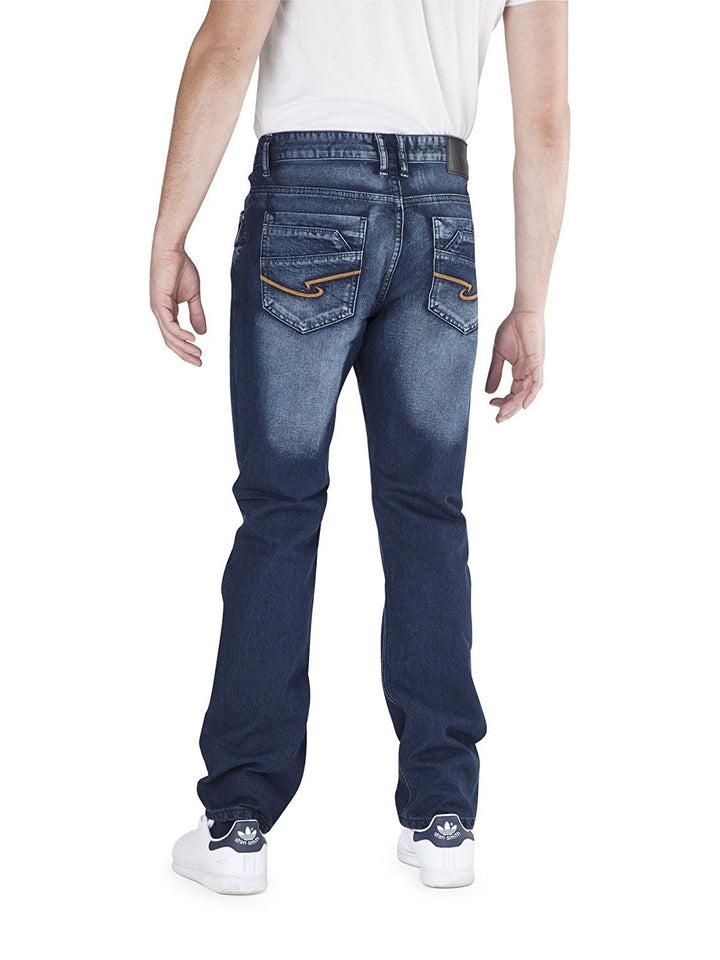 400 UOMO Men's Slim-Straight Fit Denim Jeans - Available in Many Colors