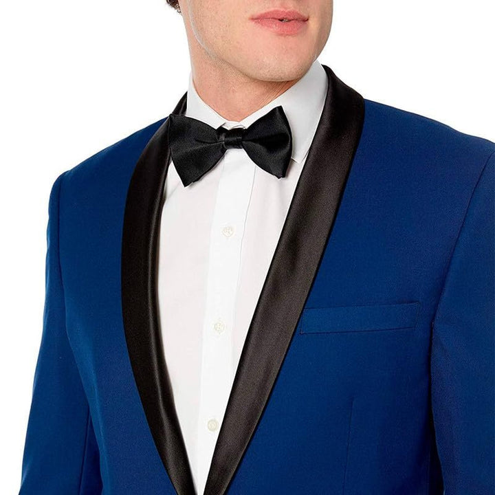 Adam Baker Men's Slim Fit Shawl Collar Tuxedo Jacket for Wedding, Business, Prom & Formal Wear (Separates)