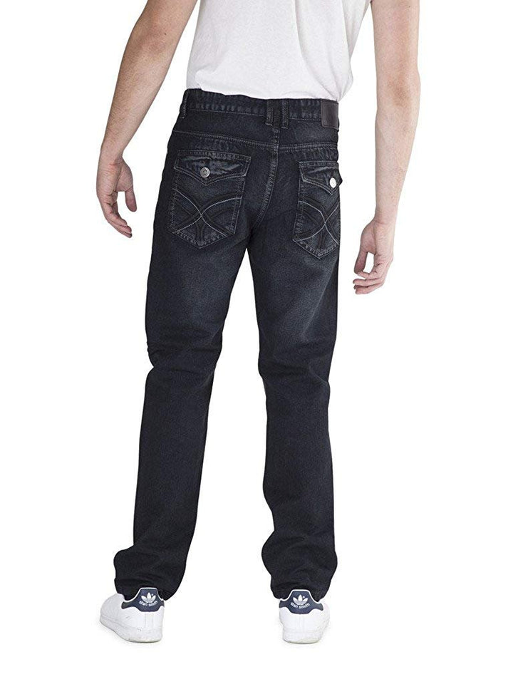 400 UOMO Men's Slim-Straight Fit Denim Jeans - Available in Many Colors