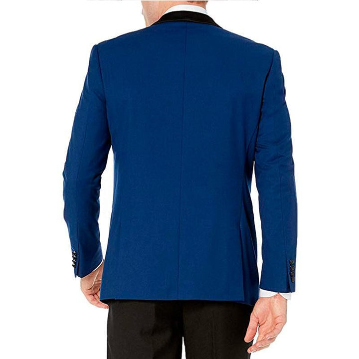 Adam Baker Men's Slim Fit Shawl Collar Tuxedo Jacket for Wedding, Business, Prom & Formal Wear (Separates)