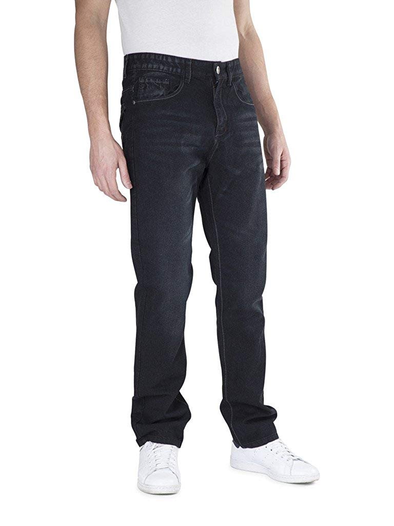 400 UOMO Men's Slim-Straight Fit Denim Jeans - Available in Many Colors