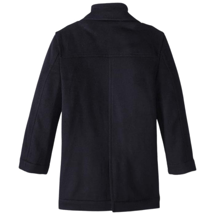 Bradley Jons Boys Classic Fit Wool Coat – 3/4 Length Dress Overcoat with Insulated Bib