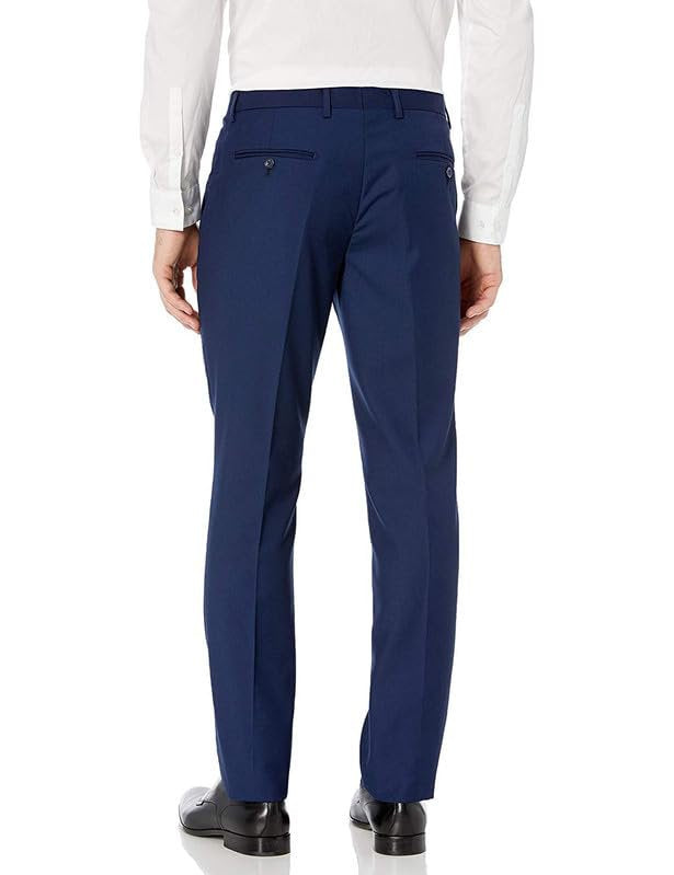 Adam Baker Men's Classic Fit & Slim Fit Unhemmed Suit Separate Dress Pants