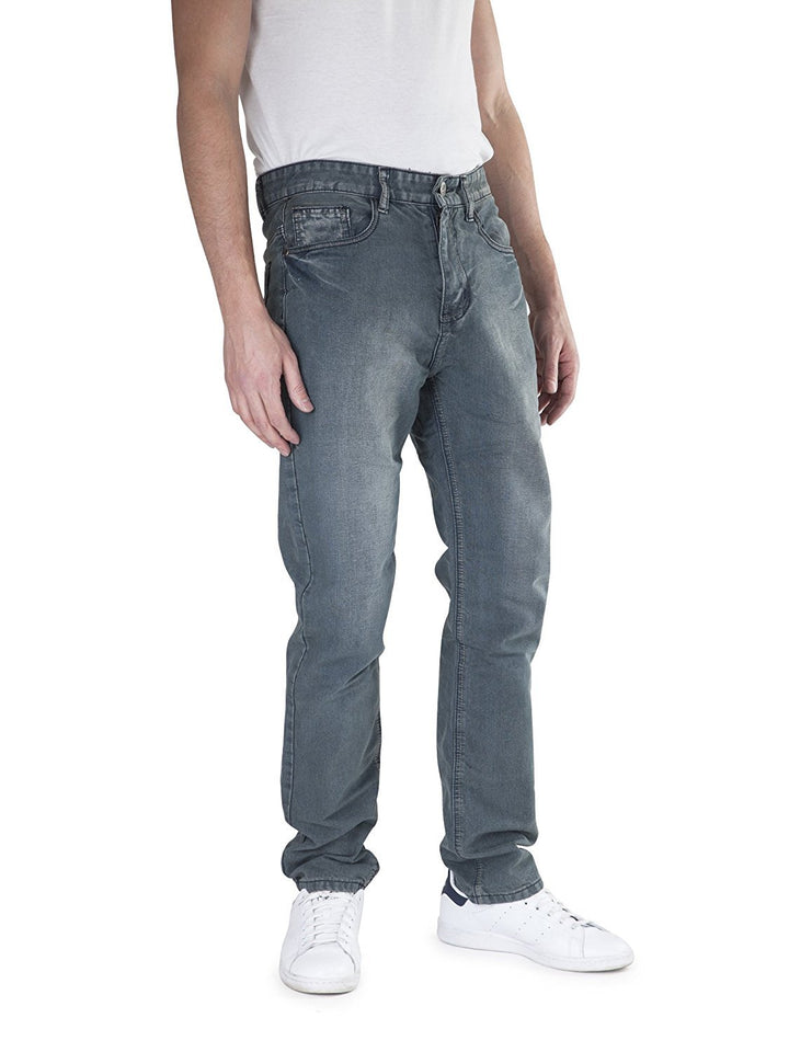 400 UOMO Men's Slim-Straight Fit Denim Jeans - Available in Many Colors