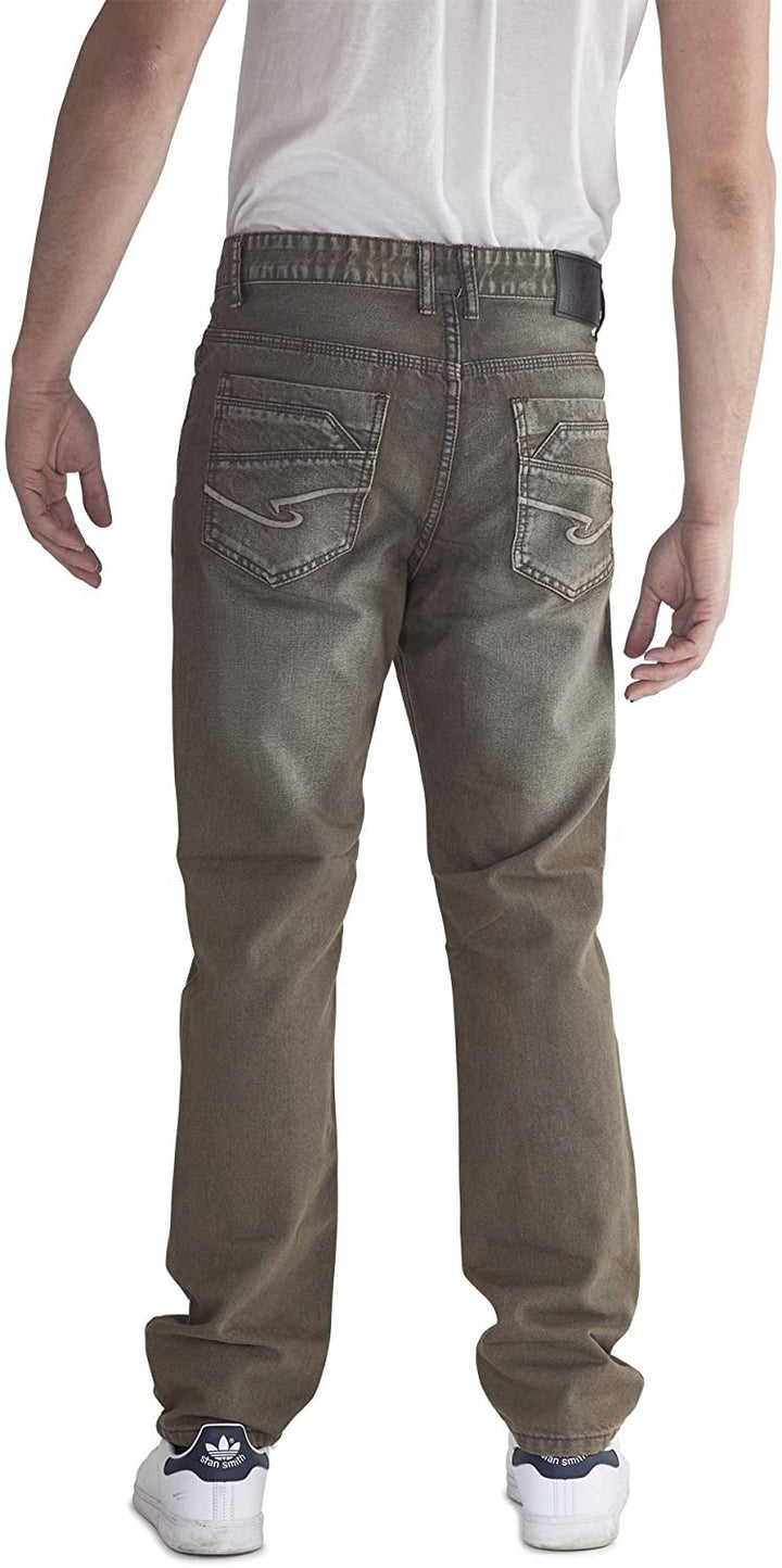 400 UOMO Men's Slim-Straight Fit Denim Jeans - Available in Many Colors