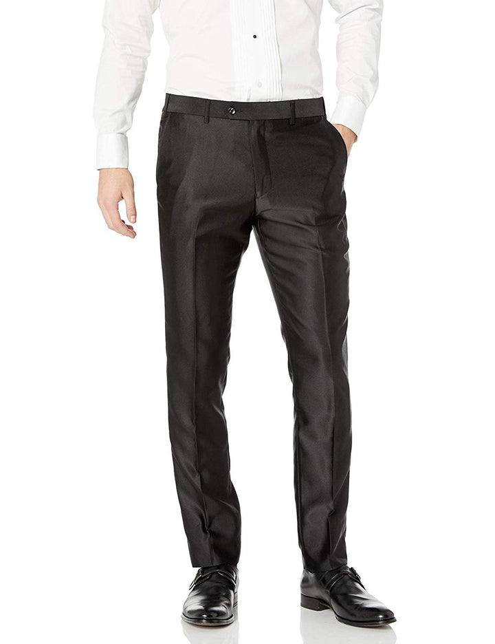 Adam Baker Mens 3-Piece Slim Fit Peak Lapel Formal Tuxedo Suit Set - Colors