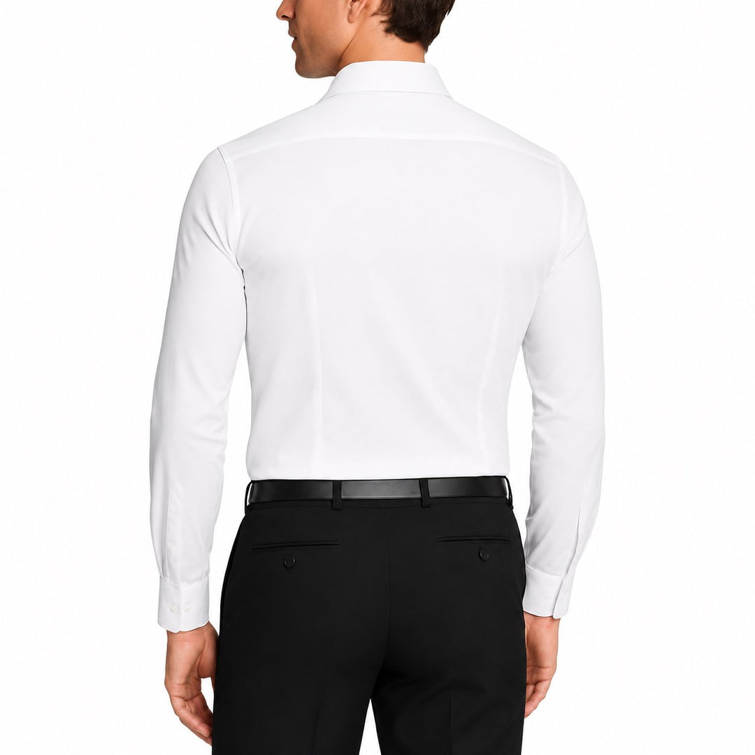 Modena Men's Extra Slim Fit Wrinkle Resistant Stretch Dress Shirt